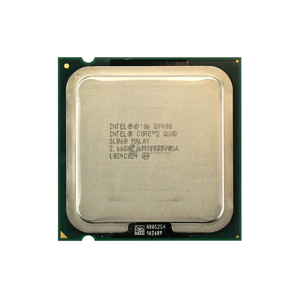 SLB6B INTEL CORE 2 QUAD Q9400 2.66GHZ 4-CORE 6MB L2 CACHE 95W LGA775
